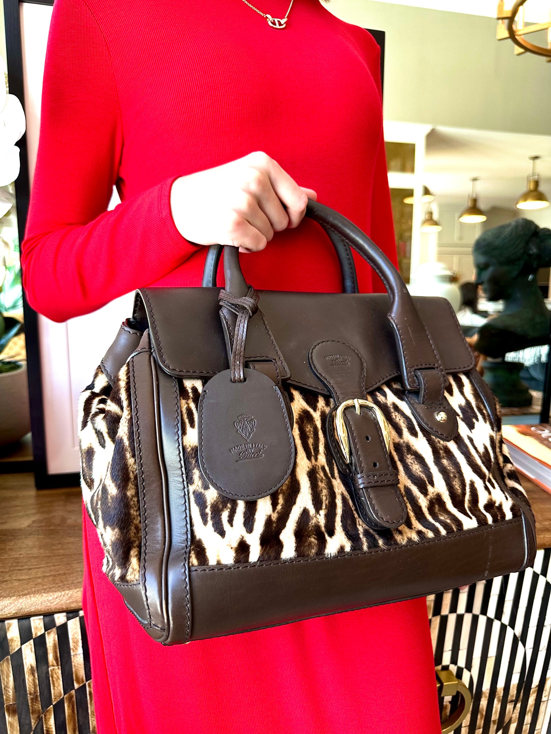 バッグ Leather Boston Bag with Soup Acce Black Grained leather - Mini Boston bag - dressupyourpurse