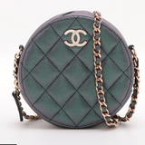 CHANEL Iridescent Mermaid Circle Chain Crossbody