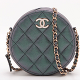 CHANEL Iridescent Mermaid Circle Chain Crossbody