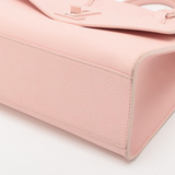 LOUIS VUITTON Lockme Leather Handbag In Baby Pink