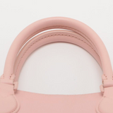 LOUIS VUITTON Lockme Leather Handbag In Baby Pink