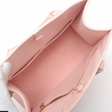 LOUIS VUITTON Lockme Leather Handbag In Baby Pink