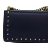 Gucci Calfskin Studded Small Padlock Shoulder Bag